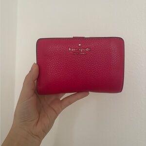 Kate Spade Fuchsia Leather Wallet